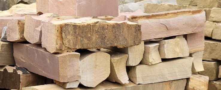 Sandstone blocks